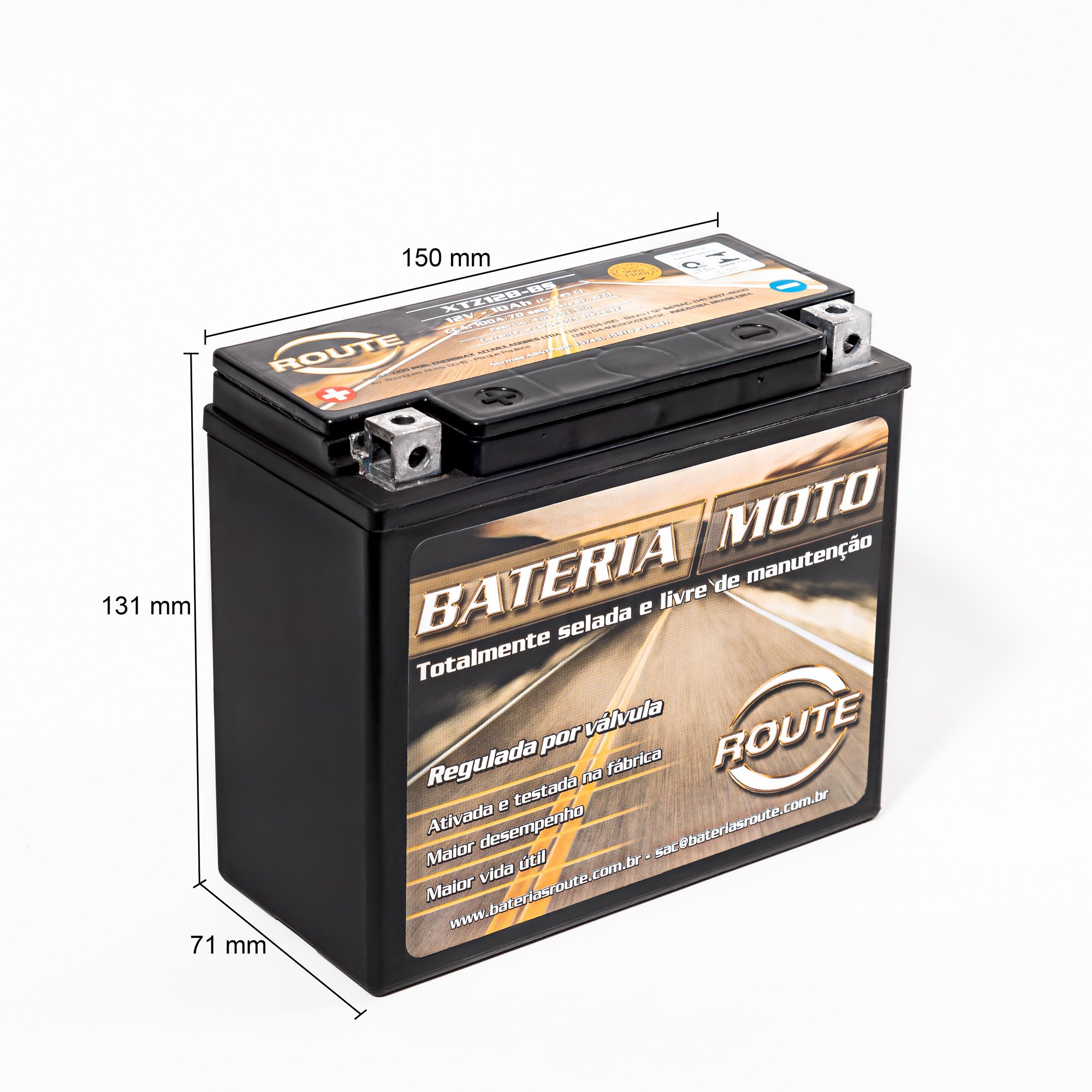 スターバース3BOX Bateria Route Moto XTZ12B-BS