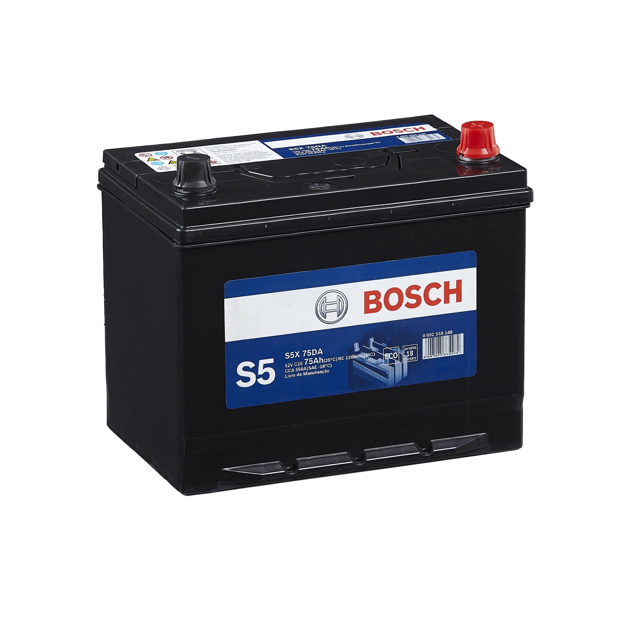 Bateria Bosch Automotiva S5X 75DA
