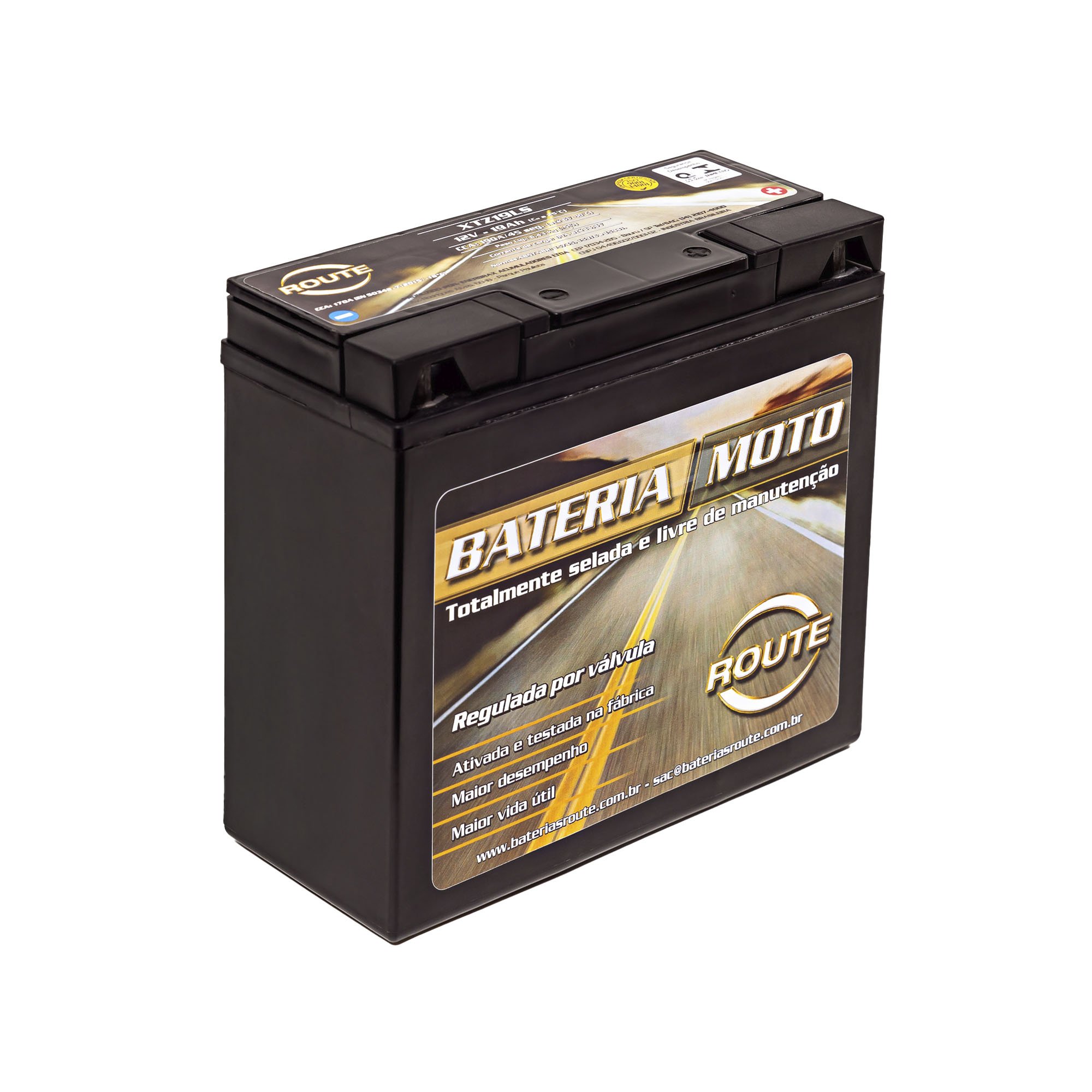Bateria Route Moto XTZ19LS